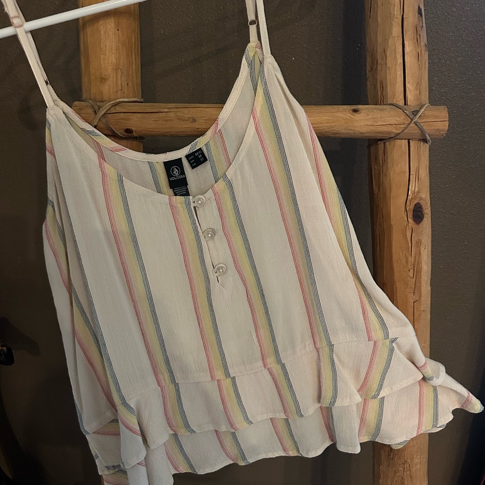 Volcom Women's Multicolor Striped Camisole